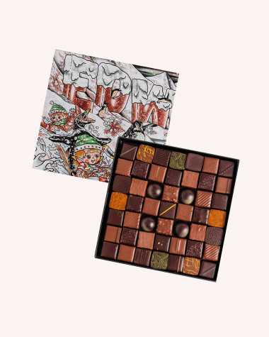 Coffret de Noël - 49 chocolats