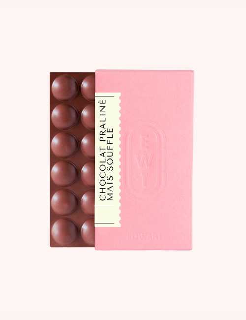 Tablette Praliné Maïs Soufflé
